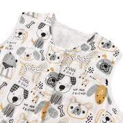 Baby Sleep Sack 2-4 T Baby Wearable Blanket 100% Organic Cotton 0.5 TOG Toddler Sleeping Sack 2- Way Zipper Soft Lightweight X-Large Pup