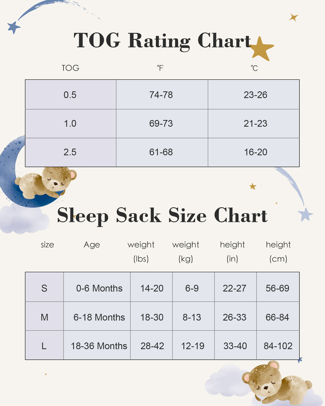 Baby Sleep Sack 1.0 Tog 95% Rayon from Bamboo 5% Spandex Breathable Sleep Sack