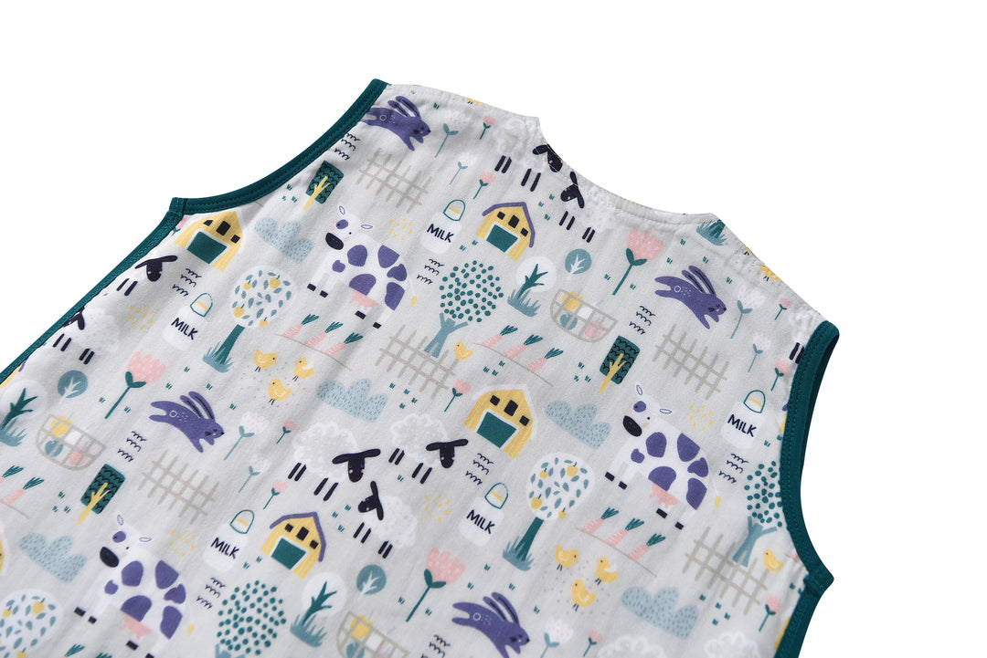 Toddler Sleep Sack 2-4 T Baby Wearable Blanket 100% Organic Cotton 0.5 TOG