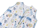 Toddler Sleep Sack 2-4 T Baby Wearable Blanket 100% Organic Cotton 0.5 TOG Toddler Sleeping Sacks 2- Way Zipper Summer XL