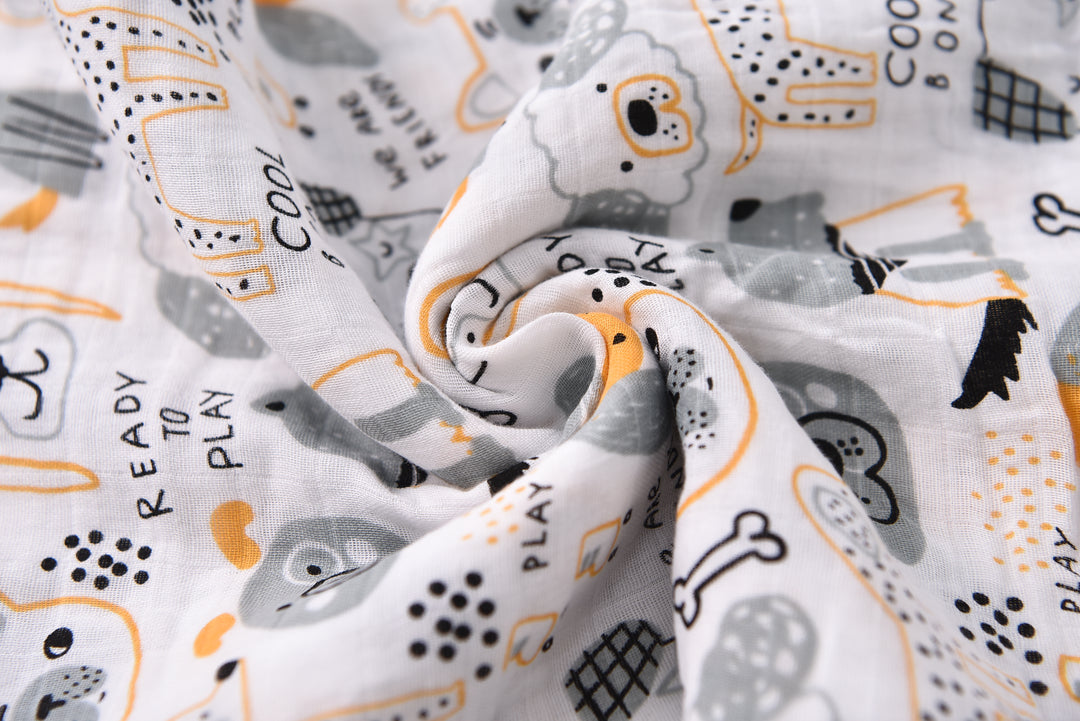 Swaddle Blanket for Newborn Boys and Girls, 100% Organic Cotton Soft, Breathable