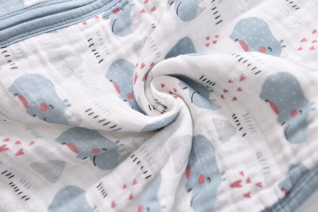 TADO MUSLIN Saco de dormir para bebé 100% algodón orgánico Manta portátil para niños pequeños 0,5 TOG (2-4T) 