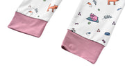 Toddler Pajama Sets 3-5T for Baby Boys & Girls, Kids Long Sleeve Tee and Pants, 2-Piece PJS Sets Soft