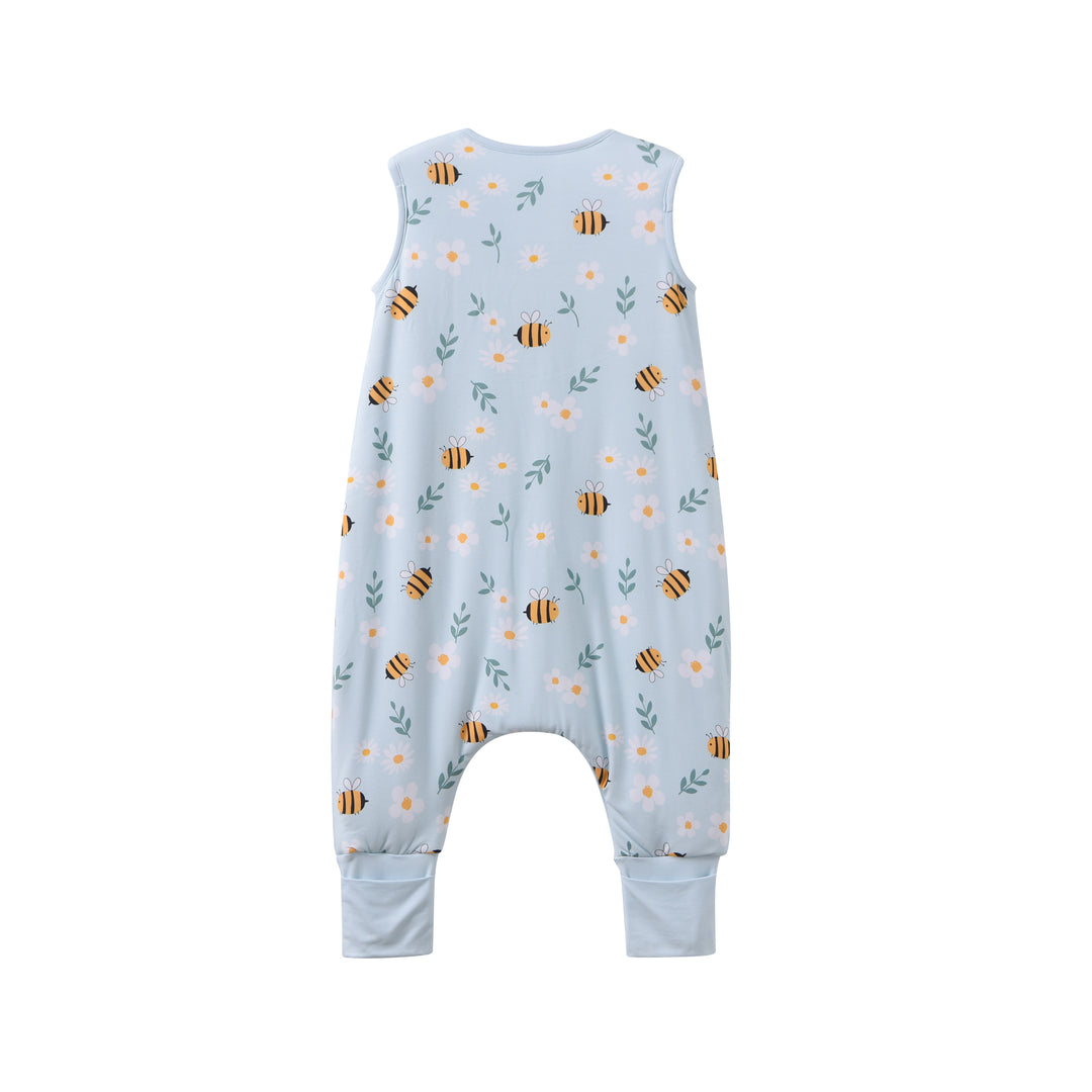 Toddler Sleep Sack with Feet 1.0 Tog 95% Rayon from Bamboo 5% Spandex Breathable