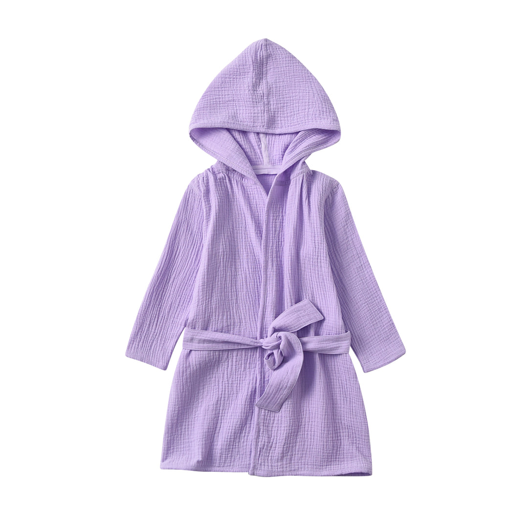 Toddler Bathrobe, Cover-Up for Kids Soft and Breathable Organic Cotton