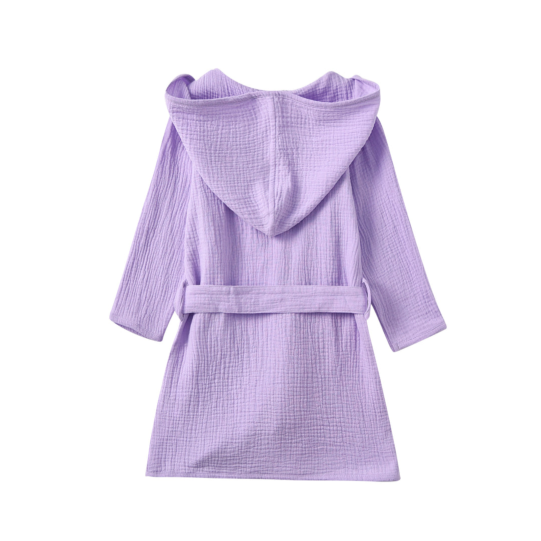 Toddler Bathrobe, Cover-Up for Kids Soft and Breathable Organic Cotton