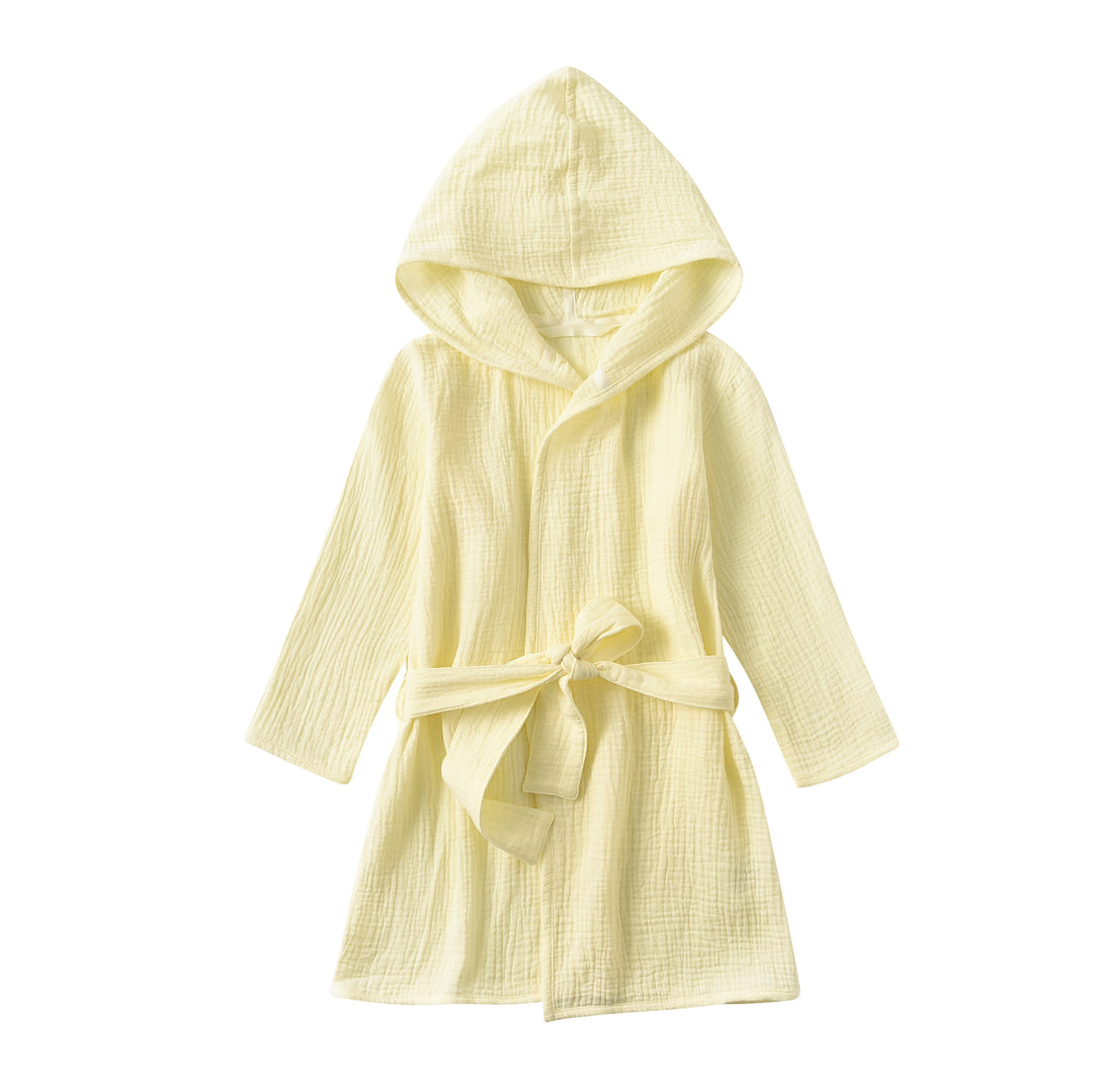 Toddler Bathrobe, Cover-Up for Kids Soft and Breathable Organic Cotton