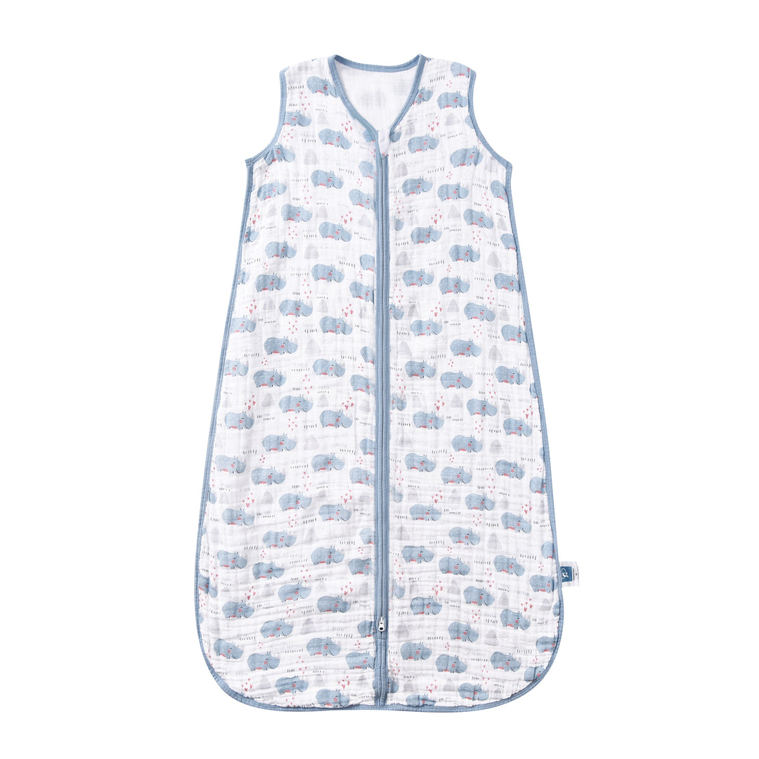 TADO MUSLIN Saco de dormir para bebé 100% algodón orgánico Manta portátil para niños pequeños 0,5 TOG (2-4T) 