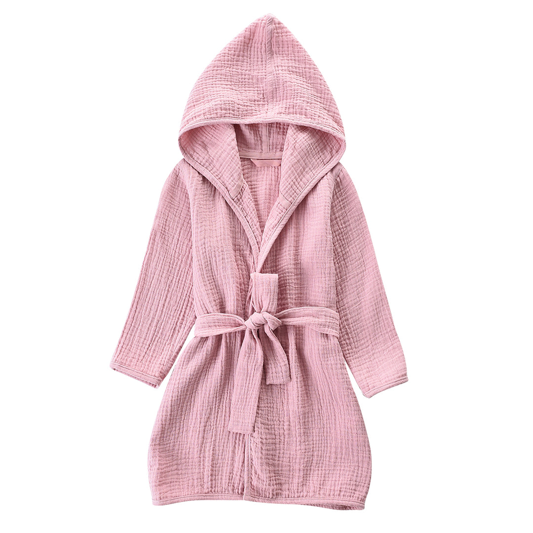 Toddler Bathrobe, Cover-Up for Kids Soft and Breathable Organic Cotton