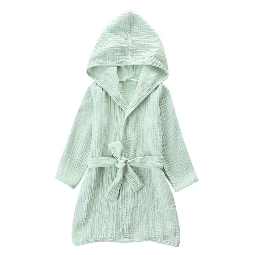 Toddler Bathrobe, Cover-Up for Kids Soft and Breathable Organic Cotton