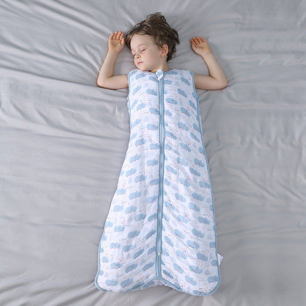 Saco de dormir para niños pequeños 2-4T, 70% bambú y 30% algodón Manta usable para bebé 2,5 TOG｜TADO MUSLIN